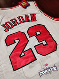 Jersey Toros de Chicago Bulls Retro Blanca Jordan
