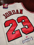 X Jersey Toros de Chicago Bulls Retro Crema Jordan
