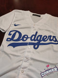 Jersey Dodgers de Los Angeles Blanco para Dama