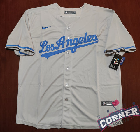 X X Jersey Dodgers de Los Angeles Gris