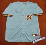 X Jersey Marlins de Miami Azul