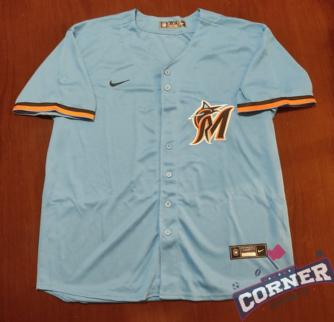 X Jersey Marlins de Miami Azul