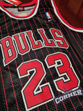 X Jersey Toros de Chicago Bulls Negro Rayado Jordan