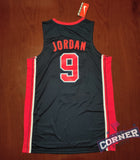 X X Jersey Dream Team USA Azul Jordan #9
