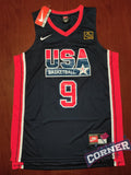 X X Jersey Dream Team USA Azul Jordan #9