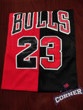 X Jersey Toros de Chicago Bulls Retro Bicolor Rojo y Negro Jordan