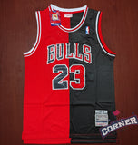 X Jersey Toros de Chicago Bulls Retro Bicolor Rojo y Negro Jordan