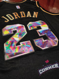 X Jersey Toros de Chicago Bulls Negra Diamante Jordan