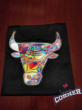X Jersey Toros de Chicago Bulls Negra Diamante Jordan