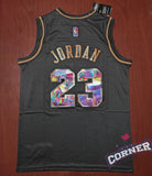 X Jersey Toros de Chicago Bulls Negra Diamante Jordan