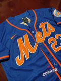 X Jersey Mets de New York Azul Baéz #23