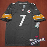 Jersey Steelers de Pittsburgh Negra Roethlisberger #7