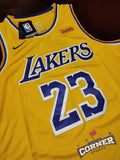 X X Jersey Lakers de Los Angeles Amarillo James #23