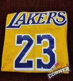 X X Jersey Lakers de Los Angeles Amarillo James #23