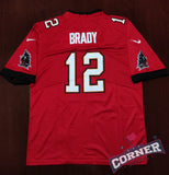 Jersey Bucaneros de Tampa Bay Rojo Brady #12