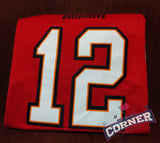 Jersey Bucaneros de Tampa Bay Rojo Brady #12