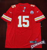 Jersey Chiefs de Kansas City Roja Mahomes #15