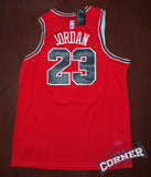 X Jersey Toros de Chicago Bulls Roja Jordan