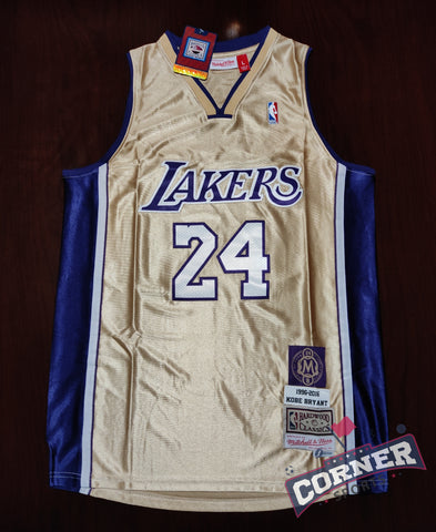 X Jersey Lakers de Los Angeles Edición Especial Dorado Bryant #24