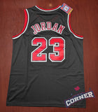 X Jersey Toros de Chicago Bulls Retro Negra Jordan Con Parche Finals