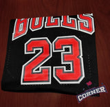 X Jersey Toros de Chicago Bulls Retro Negra Jordan Con Parche Finals