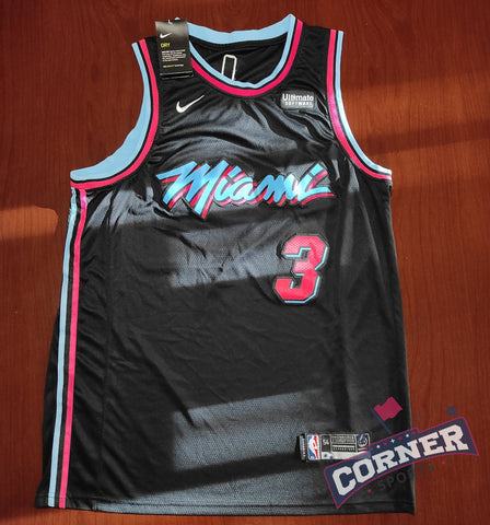 Jersey Miami Heat Negra Wade #3