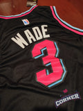 Jersey Miami Heat Negra Wade #3