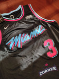 Jersey Miami Heat Negra Wade #3