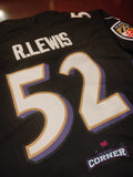 X Jersey Ravens de Baltimore Cuervos Negra R. Lewis #52
