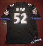X Jersey Ravens de Baltimore Cuervos Negra R. Lewis #52