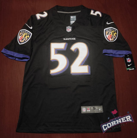 X Jersey Ravens de Baltimore Cuervos Negra R. Lewis #52