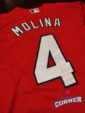 X X Jersey Cardenales de San Luis Cardinals Roja Molina #4
