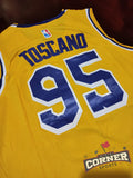 X X Jersey Lakers de Los Angeles Amarillo Toscano #95