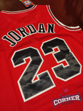 Jersey Toros de Chicago Bulls Retro Roja Jordan Con Parche Finals