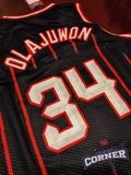 X Jersey Rockets de Houston Azul Retro Olajuwon #34