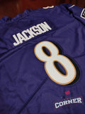 Jersey Ravens de Baltimore Cuervos Morada Jackson #8