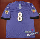 Jersey Ravens de Baltimore Cuervos Morada Jackson #8