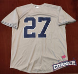 X Jersey Yankees de New York Gris Stanton #27
