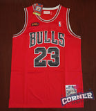 Jersey Toros de Chicago Bulls Retro Roja Jordan Con Parche Finals