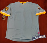 X X Jersey Brewers Cerveceros de Milwaukee City Connect Azul Brew Crew