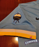 X X Jersey Brewers Cerveceros de Milwaukee City Connect Azul Brew Crew