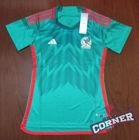 Jersey México Local para Dama Qatar 2022 versión aficionado Premium
