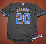 X Jersey Mets de New York Negro Alonso #20