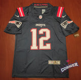 Jersey Patriots de New England Azul Brady #12