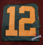 X Jersey Packers de Green Bay Verde Rush Rodgers #12