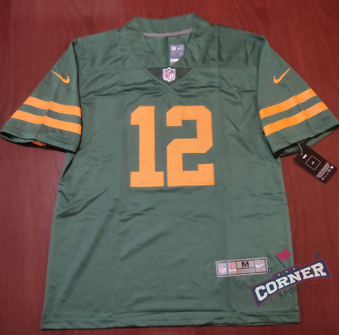 X Jersey Packers de Green Bay Verde Rush Rodgers #12
