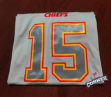 X X Jersey Chiefs de Kansas City Gris Mahomes #15