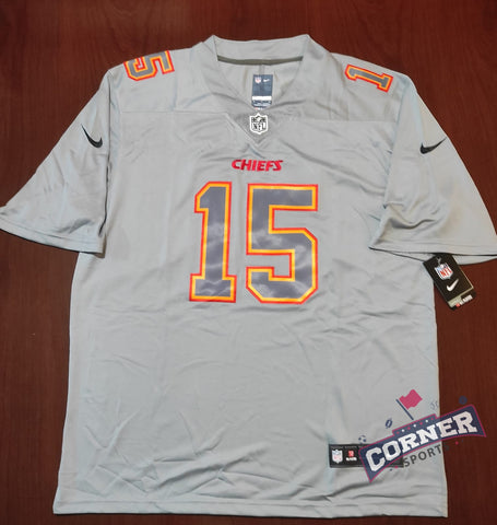 X X Jersey Chiefs de Kansas City Gris Mahomes #15