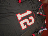 X X Jersey Bucaneros de Tampa Bay Gris Brady #12