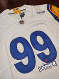 X Jersey Rams de Los Angeles Blanco Donald #99